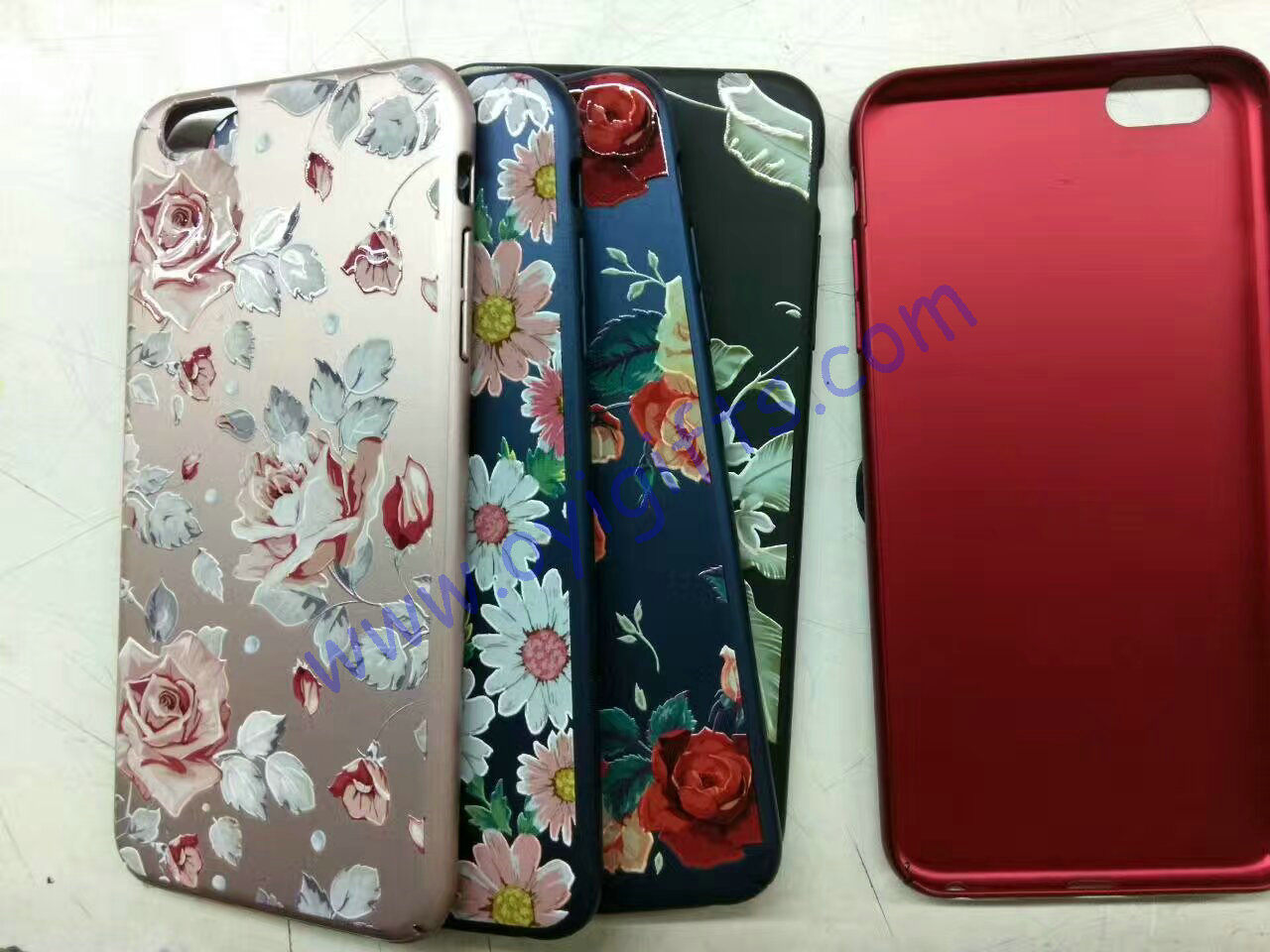 New process metallic paint with UV pattern relief plastic iphone cases supplier - 副本