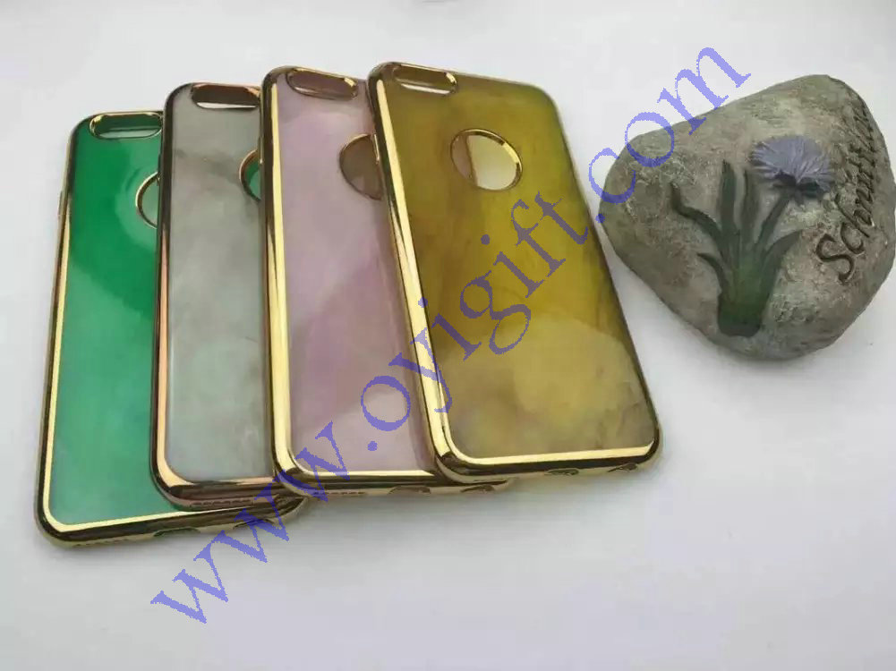 Luxury Jade TPU plating Soft Phone case covers