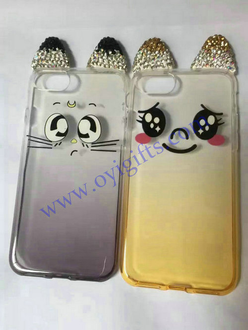 Gradient Glitter print design Phone covers cases