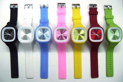 Fashion jelly silicone watch