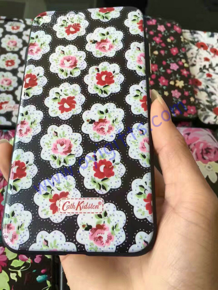 New process emboss flower design Phone cover case