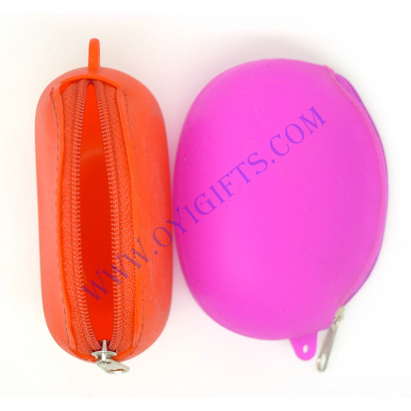 NEW Fashion Silicone Coin Purse,Key wallet with zipper