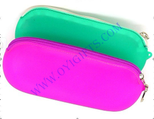 NEW Silicone Pen case and bag,phone bag,glasses case,coin purse,key wallet with Zipper