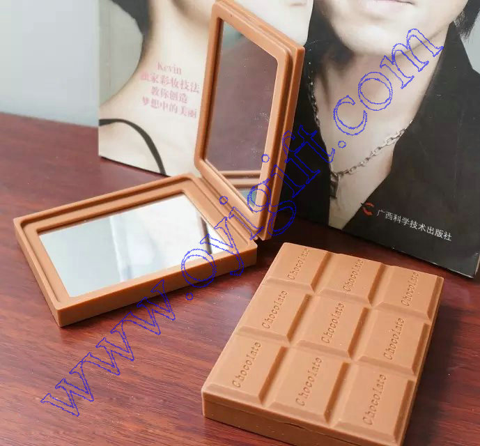New Love Chocolate ladies Silicone Cosmetic Mirror